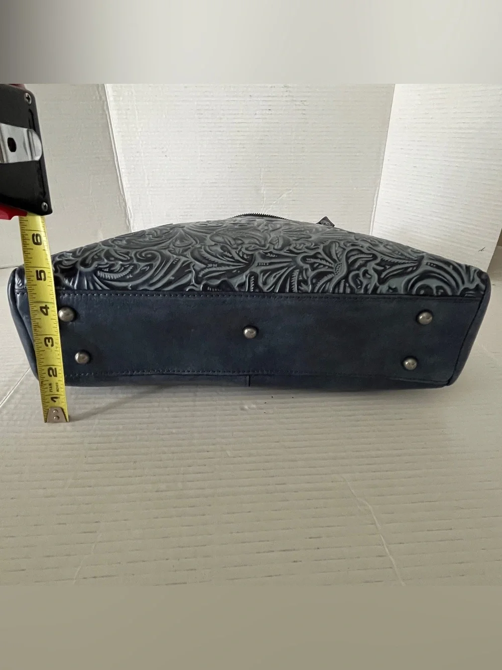 Patricia Nash tooled leather tote bag
